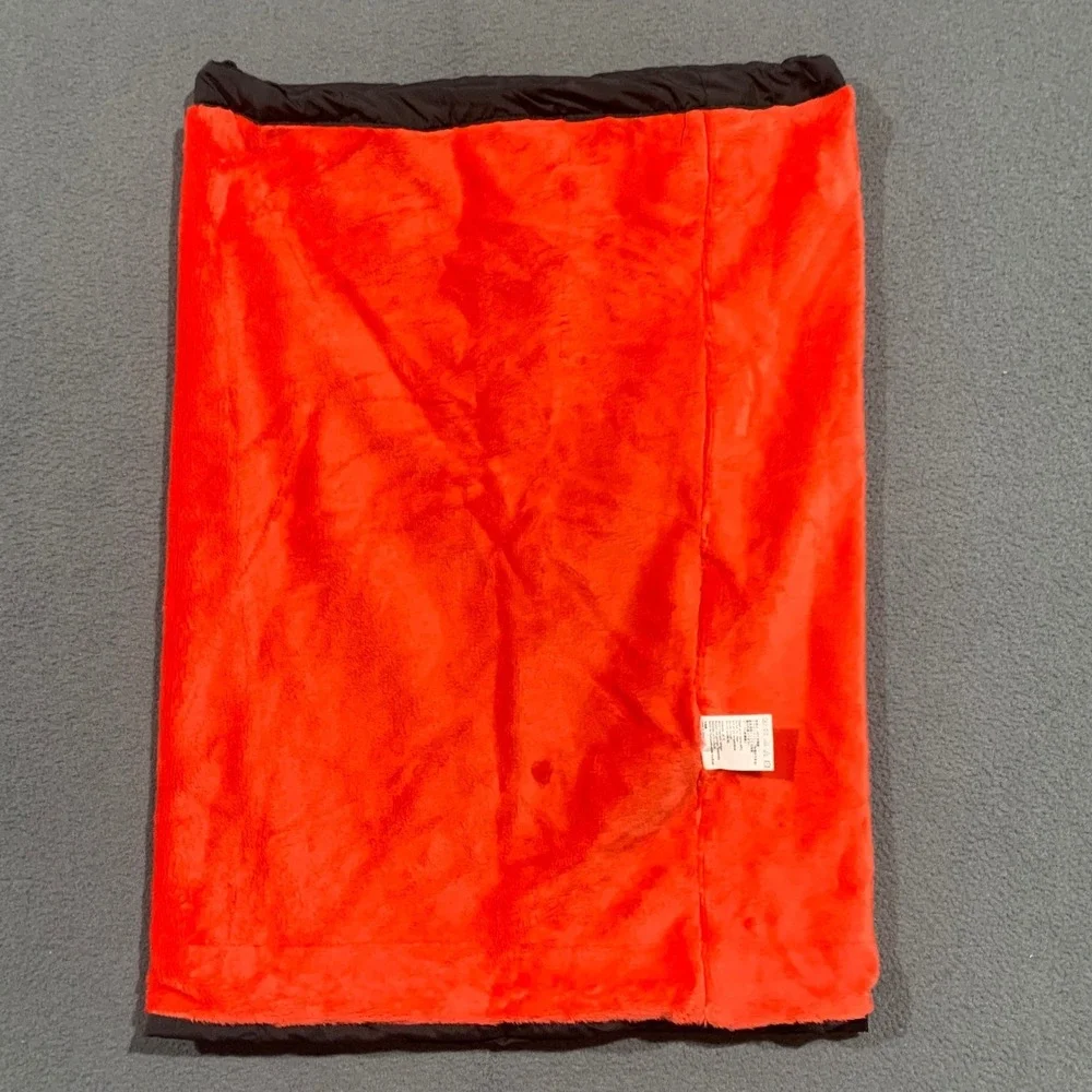 CoolChange Black Red Fleece Lined‎ Waterproof Hooded Neck Gaiter Scarf Balaclava
